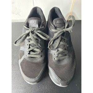 Nike Flex 2014 Run Black White Running Shoes Womens 8 642767-020